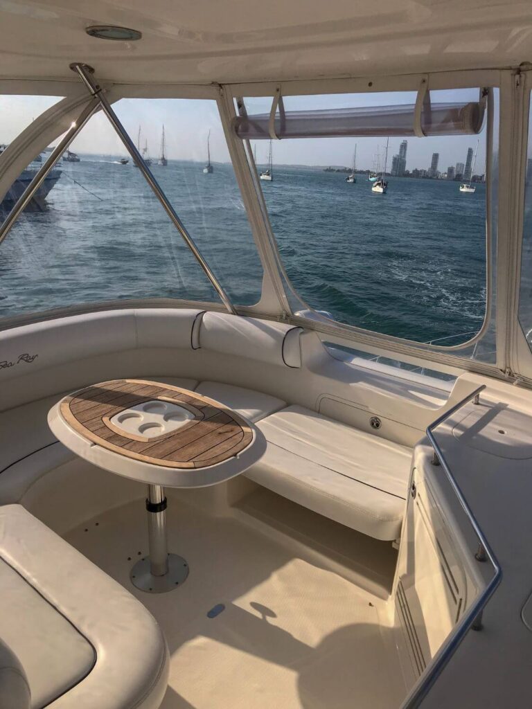 58' Sea Ray Sedan Flybridge yacht charter in Cartagena, Colombia