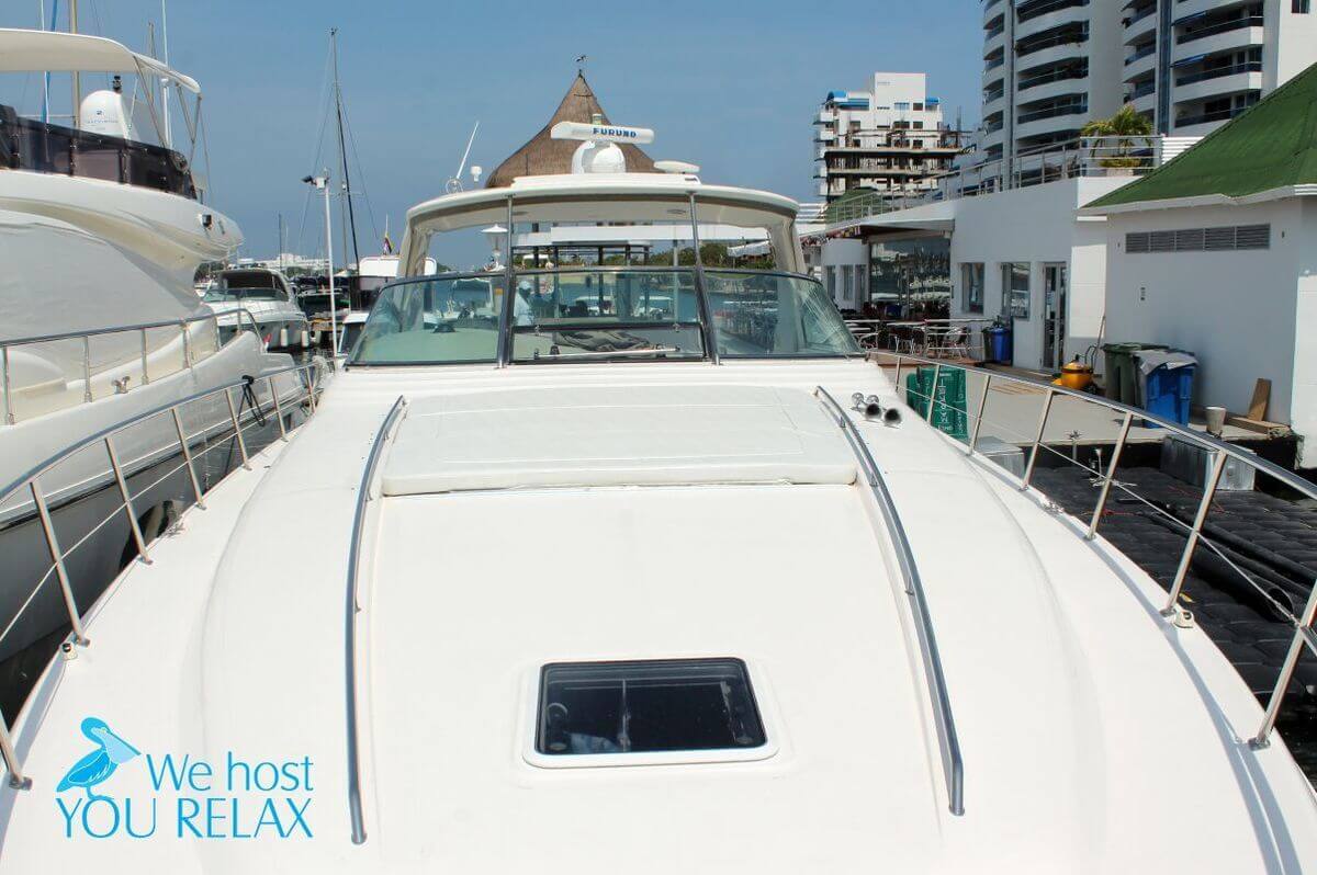 64' Azimut Fly yacht charter in Cartagena, Colombia