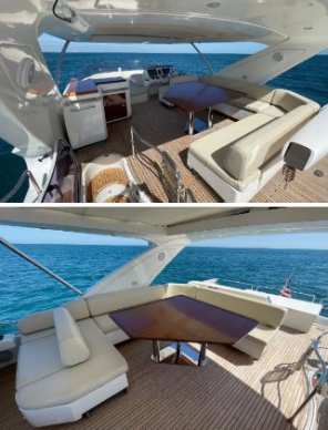 70′ Azimut C + Water Toy, private yacht charter in Miami