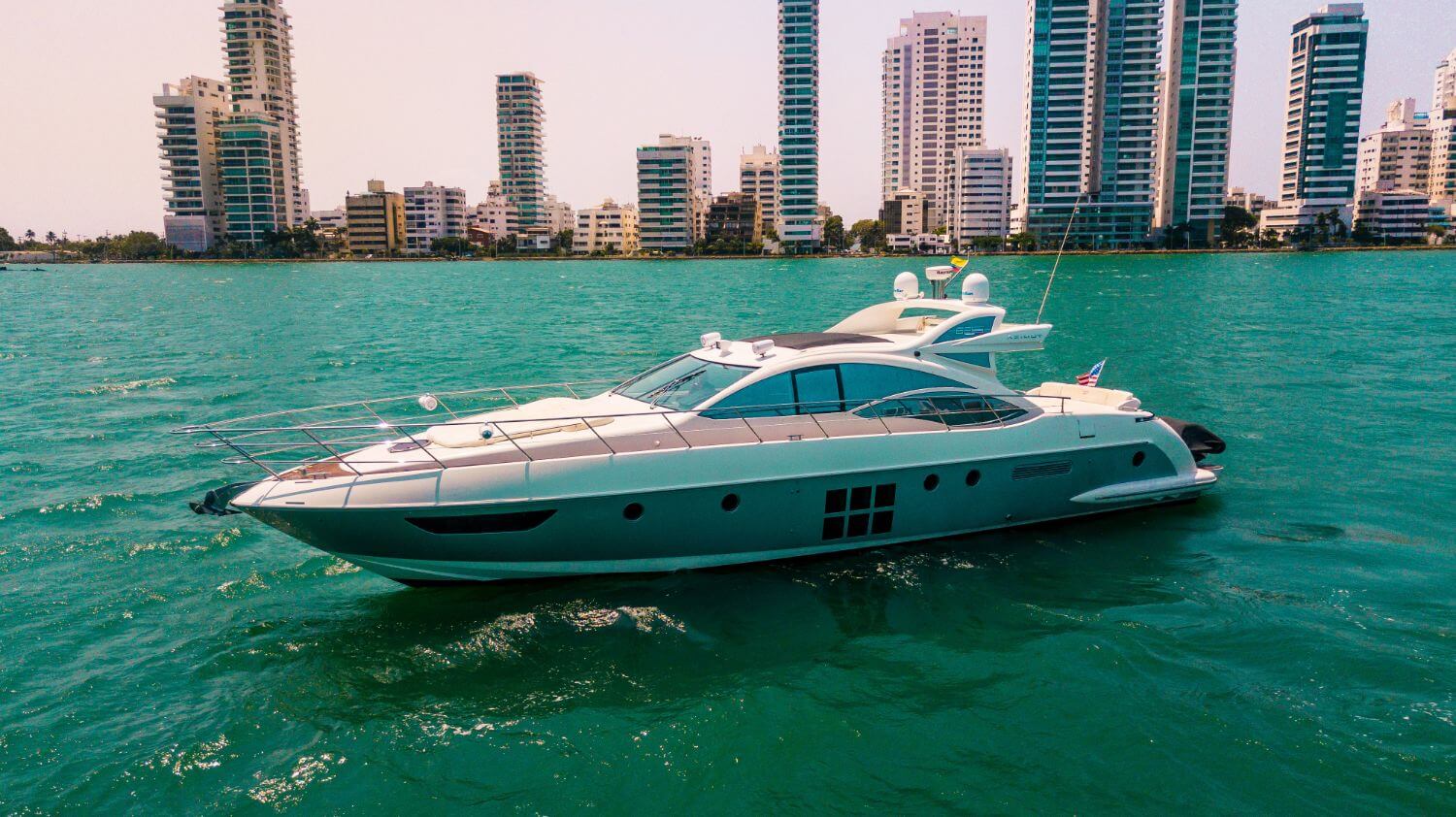 62' Azimut Sport yacht charter in Cartagena, Colombia