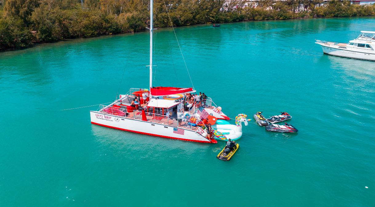 50′ Catamaran + Water Toys, private yacht charter in Miami