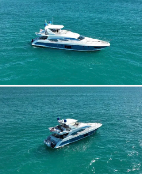 70′ Azimut C + Water Toy, private yacht charter in Miami