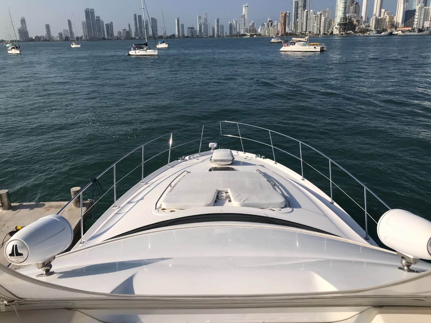 58' Sea Ray Sedan Flybridge yacht charter in Cartagena, Colombia