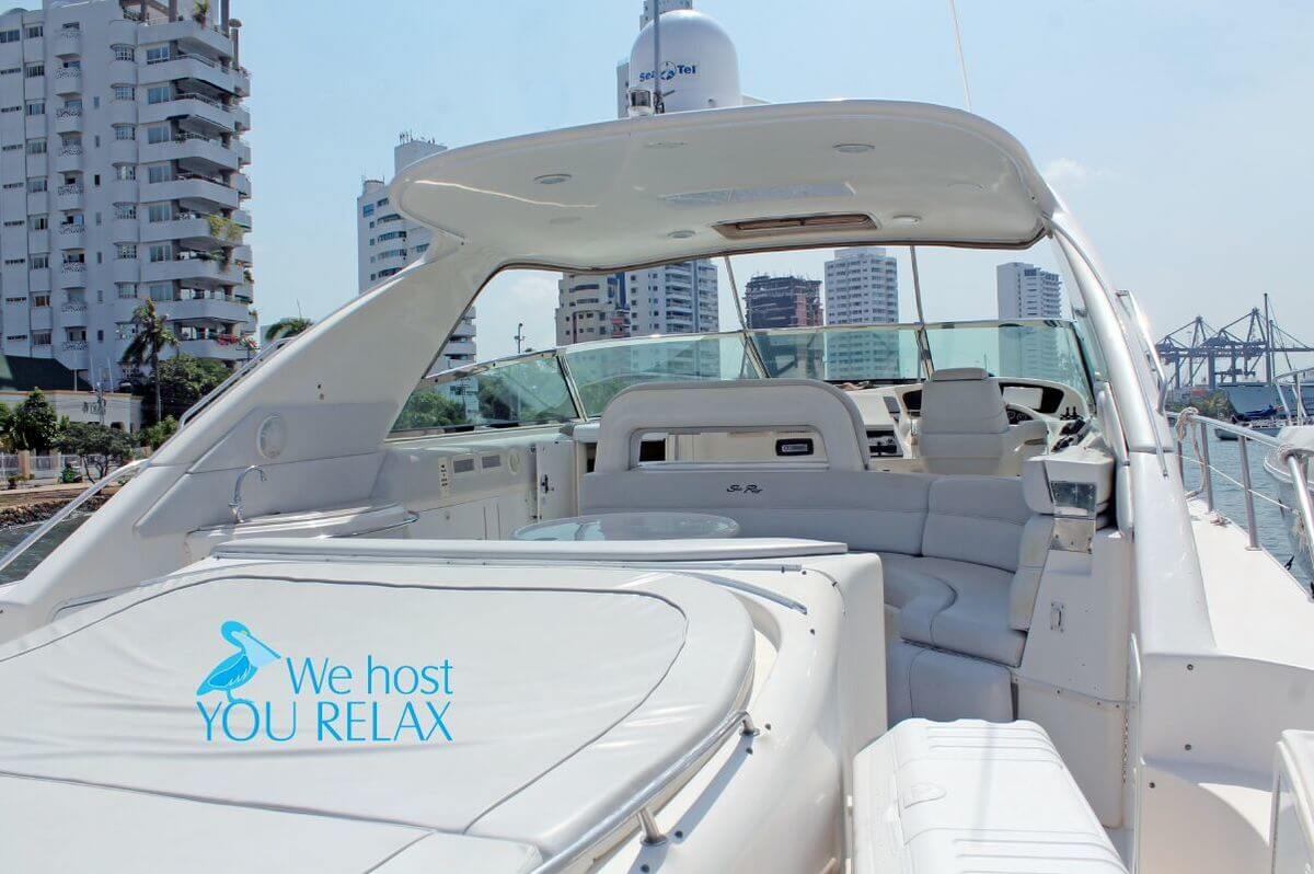 64' Azimut Fly yacht charter in Cartagena, Colombia