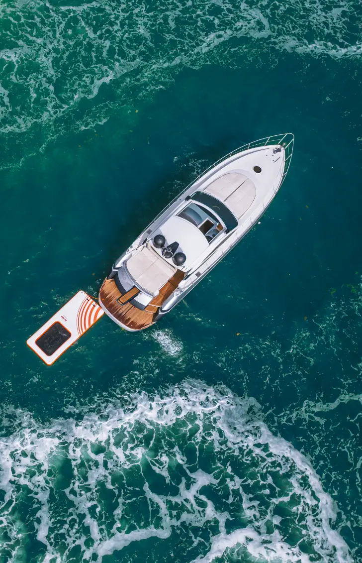 50′ Pershing + Water Toy, private yacht charter in Miami