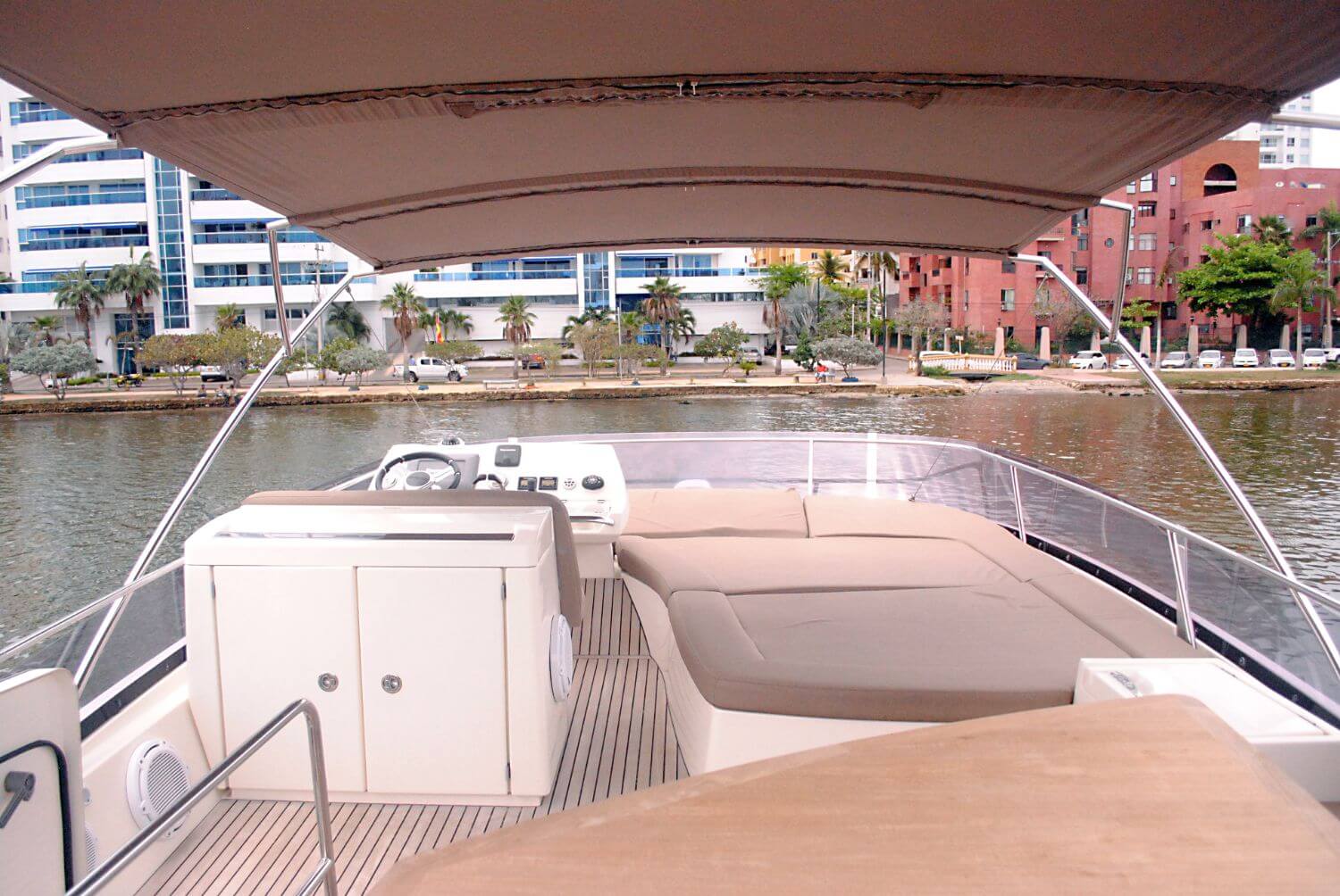 50' Prestige 500 Flybridge yacht charter in Cartagena, Colombia