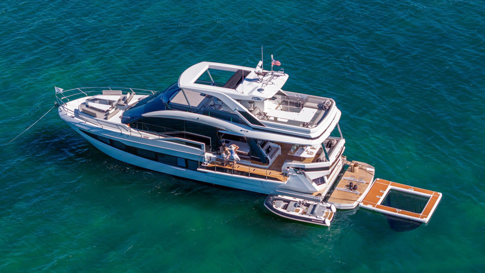 68′ Galeon + Water Toys, private yacht charter in Miami