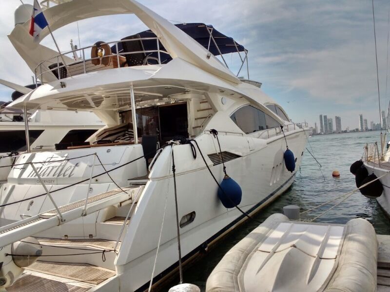 72' Sunseeker yacht charter in Cartagena, Colombia