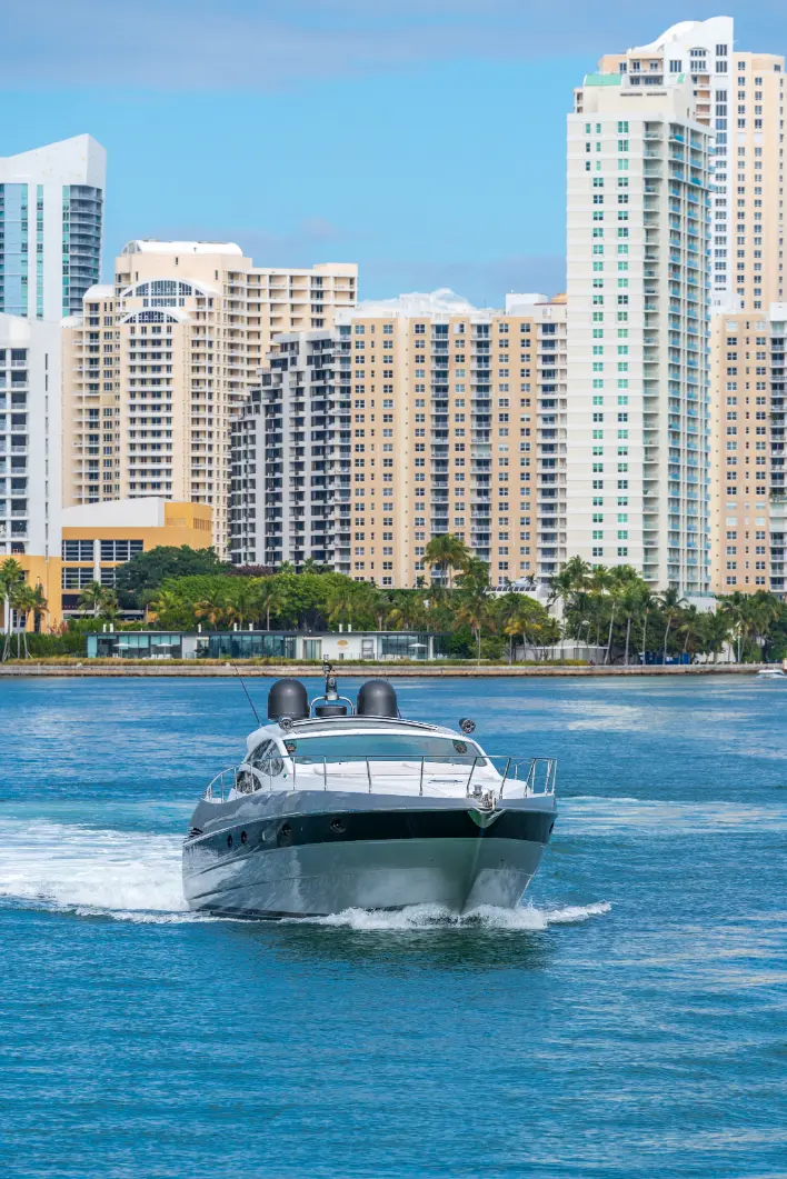 50′ Pershing + Water Toy, private yacht charter in Miami