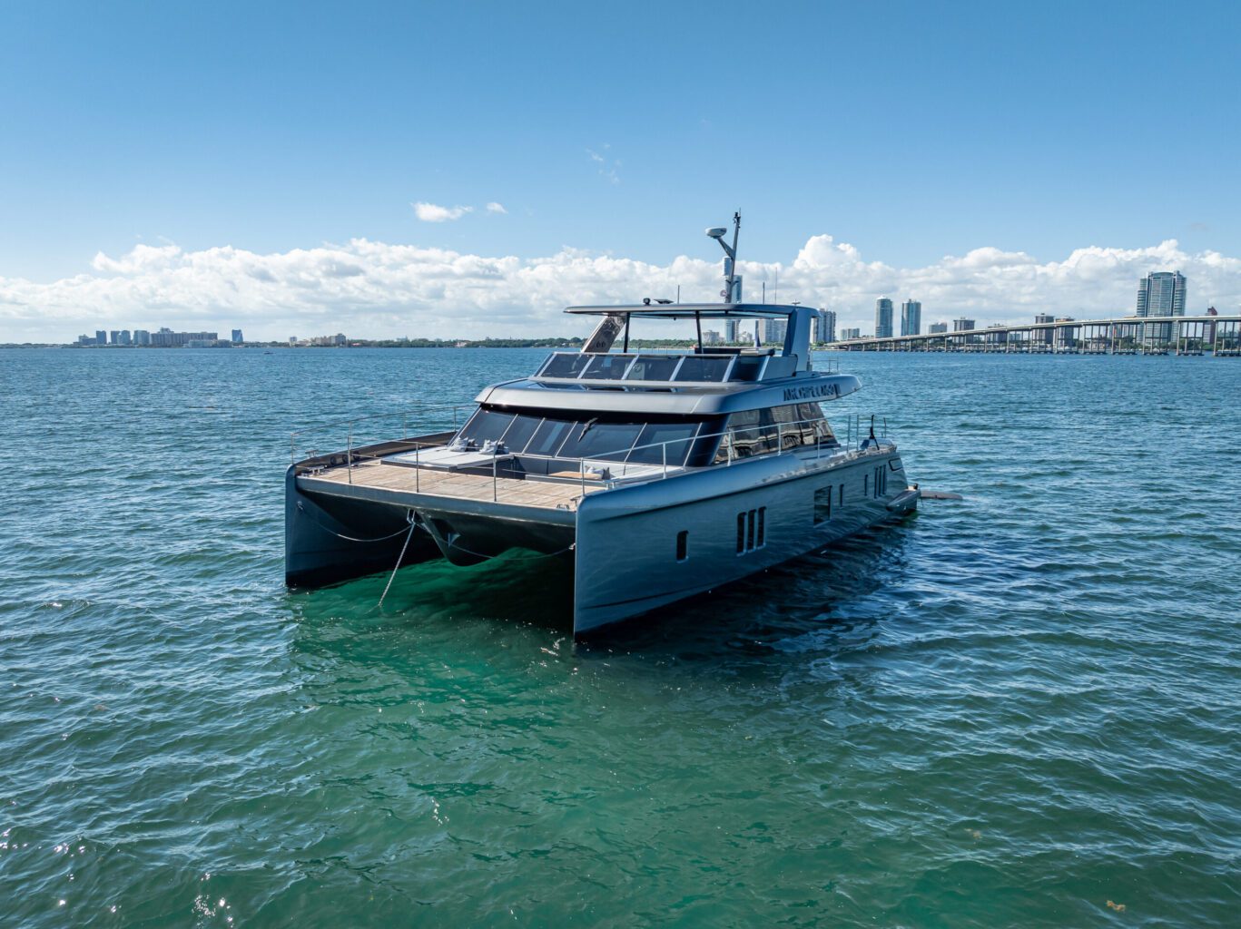 70’ Sunreef Lux Cat + Water Toy, private yacht charter in Miami