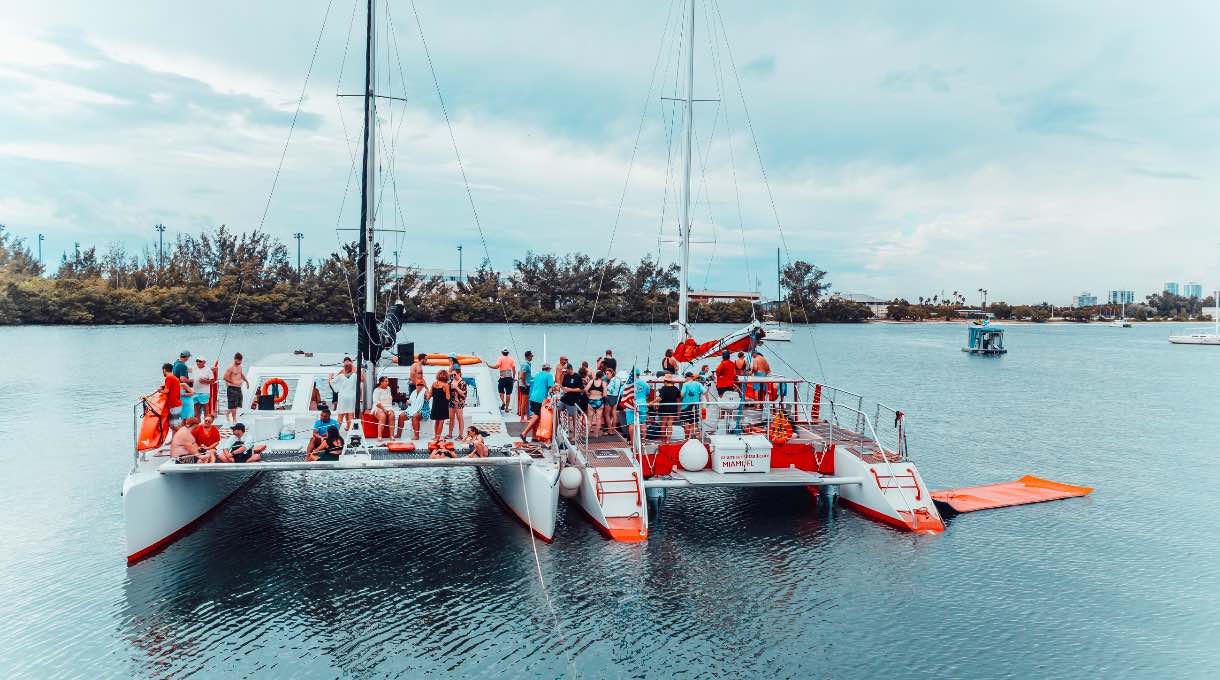 60′ Cat + Water Toys, private yacht charter in Miami