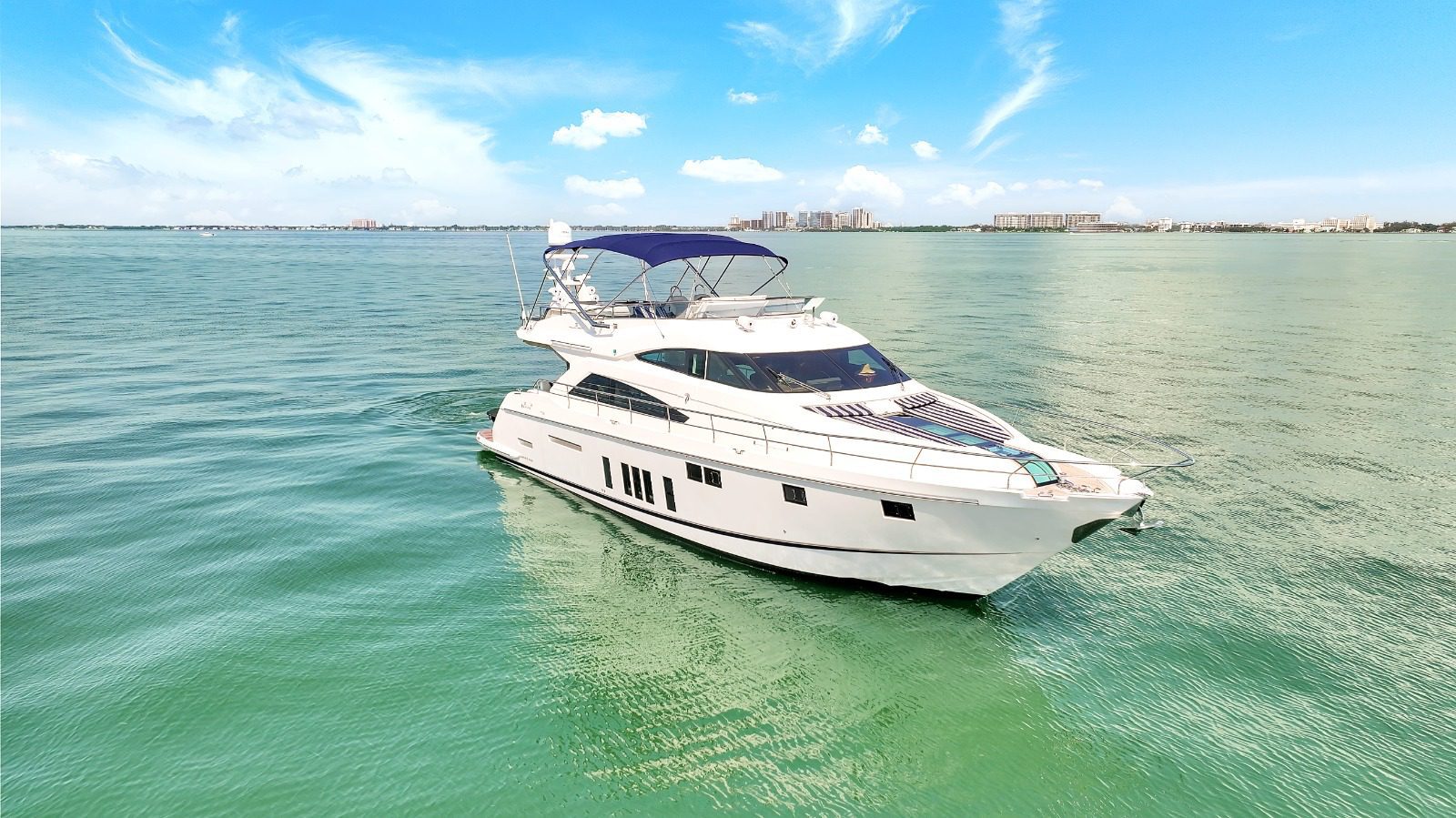 66′ Fairline + Water Toys + Jetski 1Hr, private yacht charter in Miami