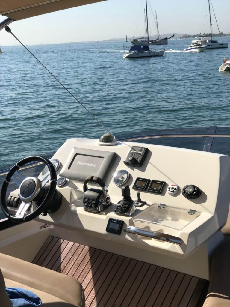 50' Prestige 500 Flybridge yacht charter in Cartagena, Colombia