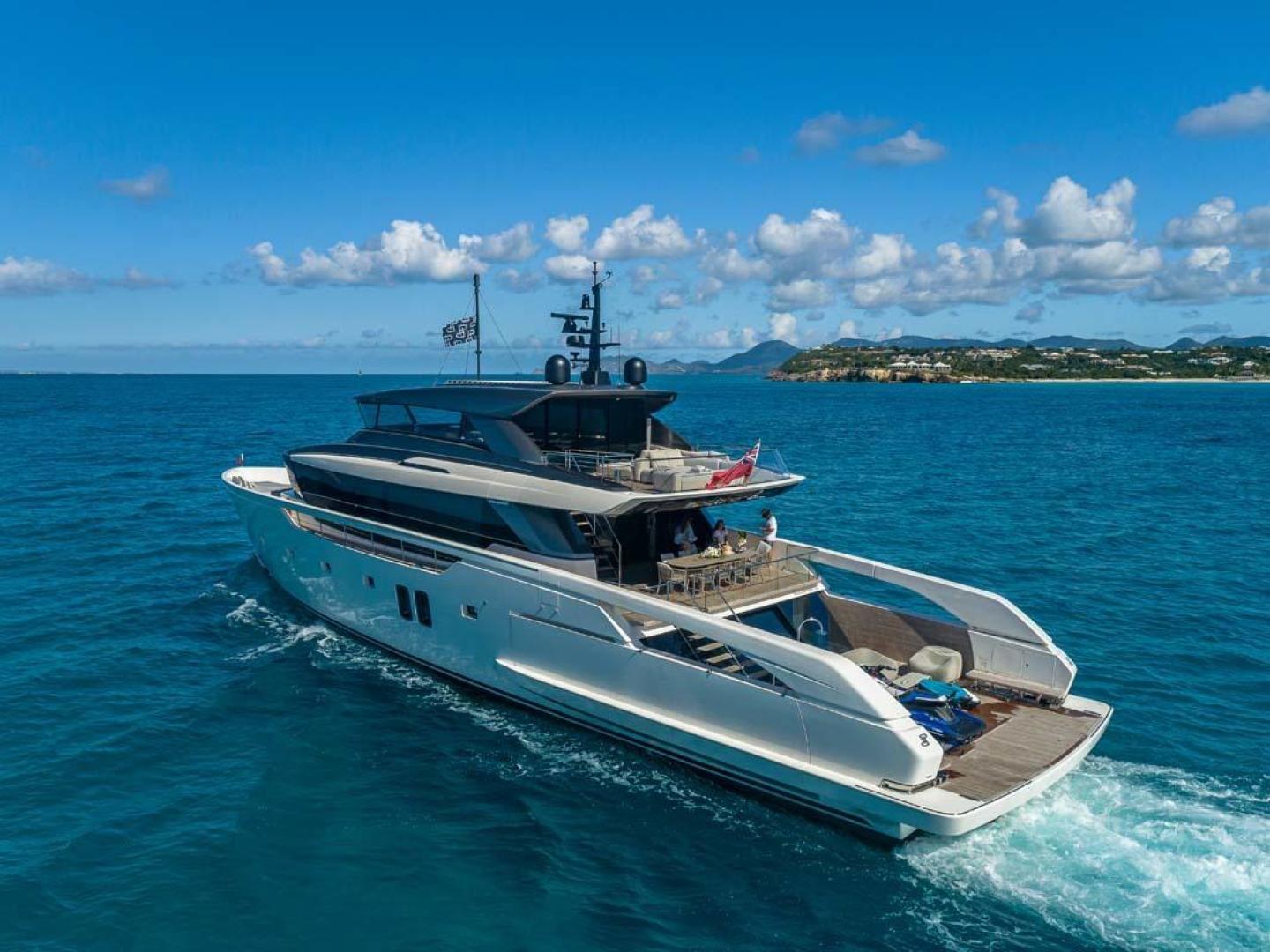 112′ SanLorenzo + Water Toys, private yacht charter in Miami