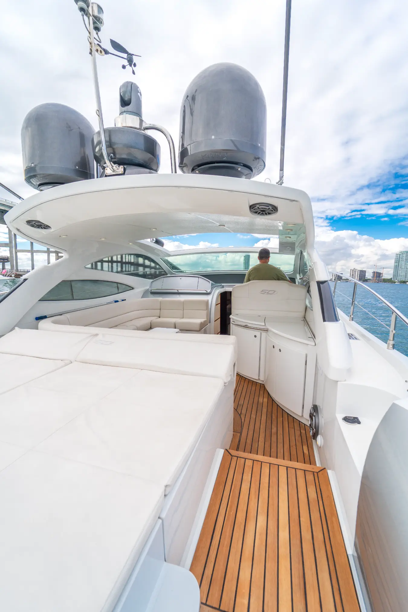 50′ Pershing + Water Toy, private yacht charter in Miami
