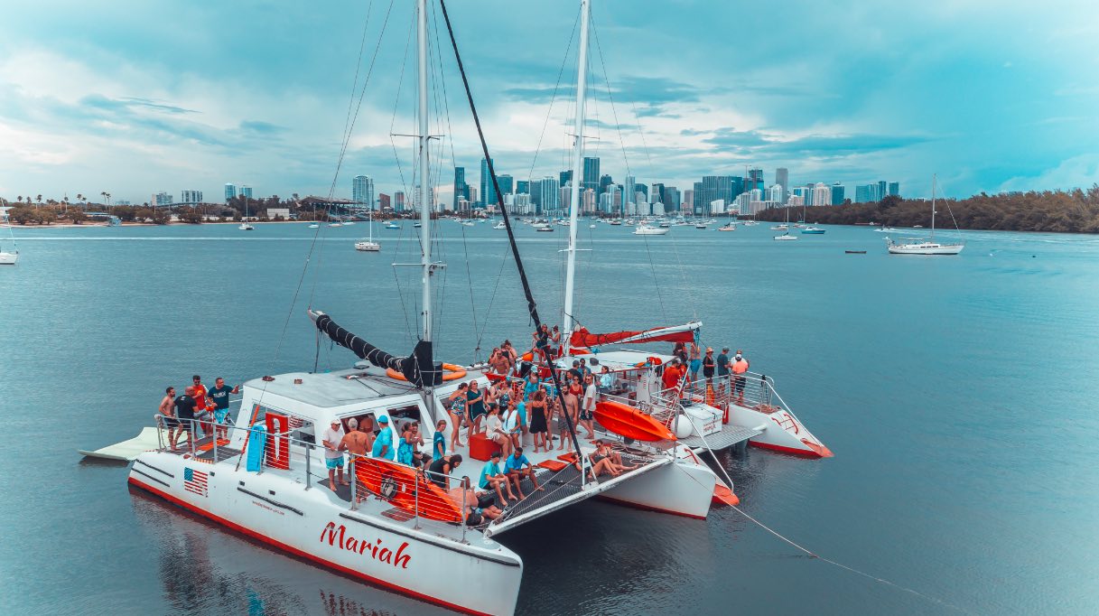 60′ Cat + Water Toys, private yacht charter in Miami