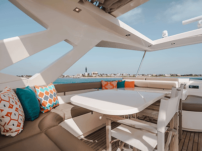 87′ Ferretti + Water Toys, private yacht charter in Miami