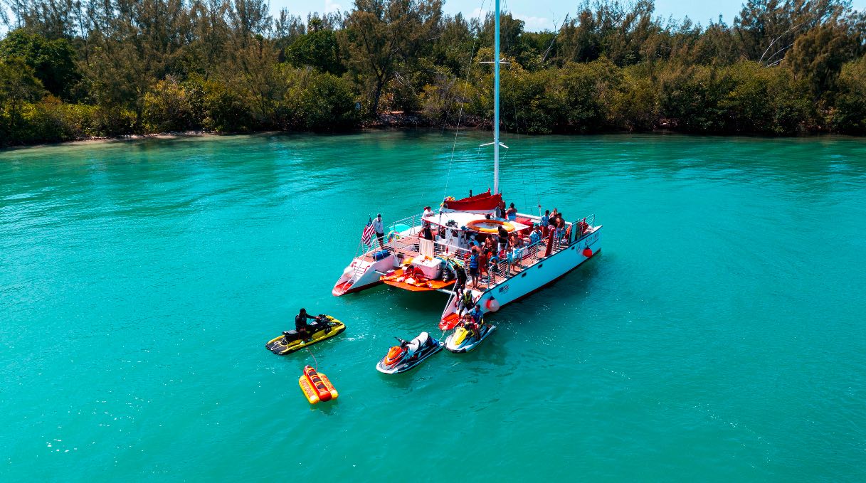 50′ Catamaran + Water Toys, private yacht charter in Miami